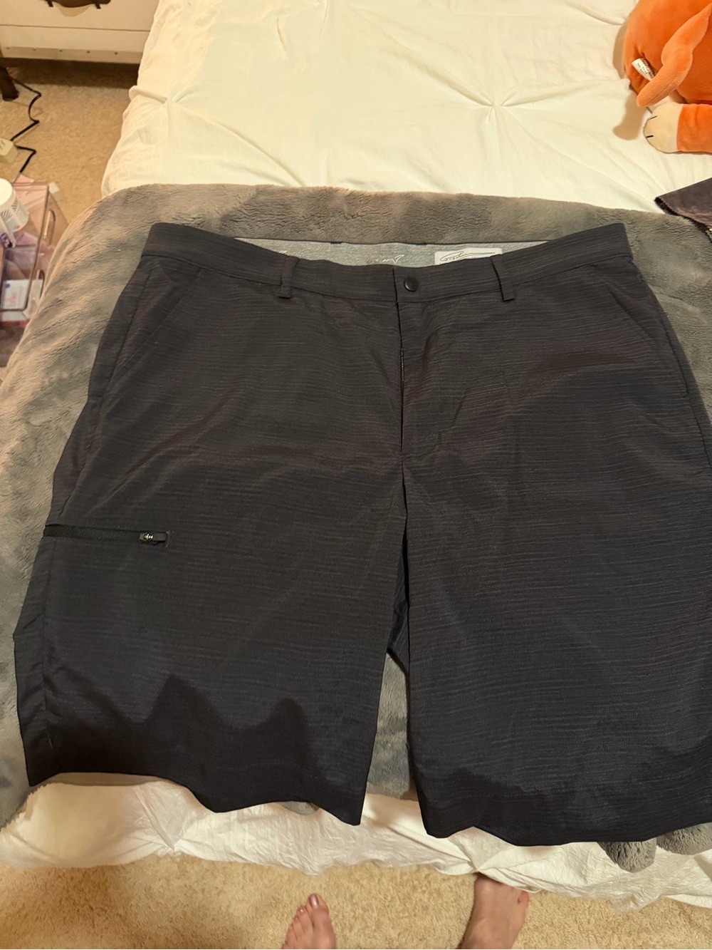 Greg Norman Collection Charcoal Performance Hybrid Shorts